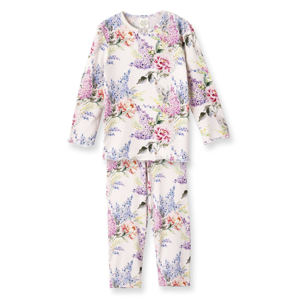 Dream Blossom Bamboo Kids Pajama Set with Floral Print Tesa Babe