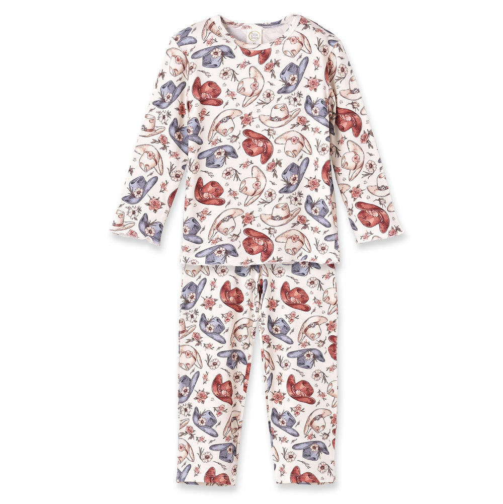 Wildflower Rodeo Cowgirl Kids Pajama Set - Bamboo Tesa Babe