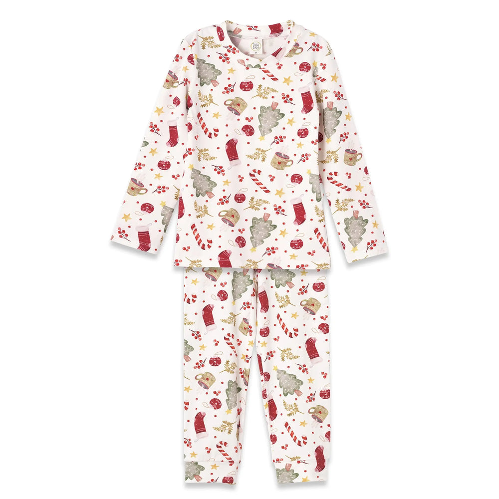 Kids’ Christmas Pajama Set – Soft Bamboo Holiday Sleepwear Tesa Babe