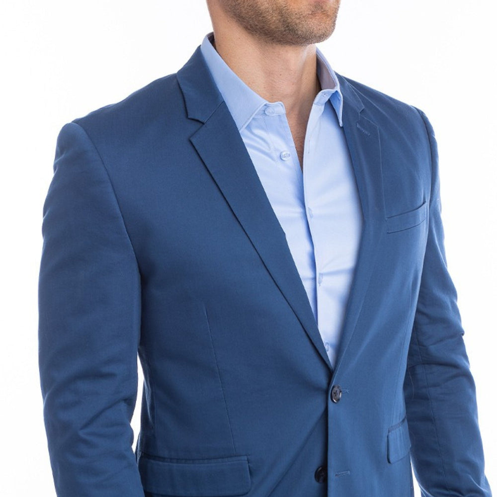 goTIELESS Ultimate Dress Shirt (Light Blue) Million Dollar Collar