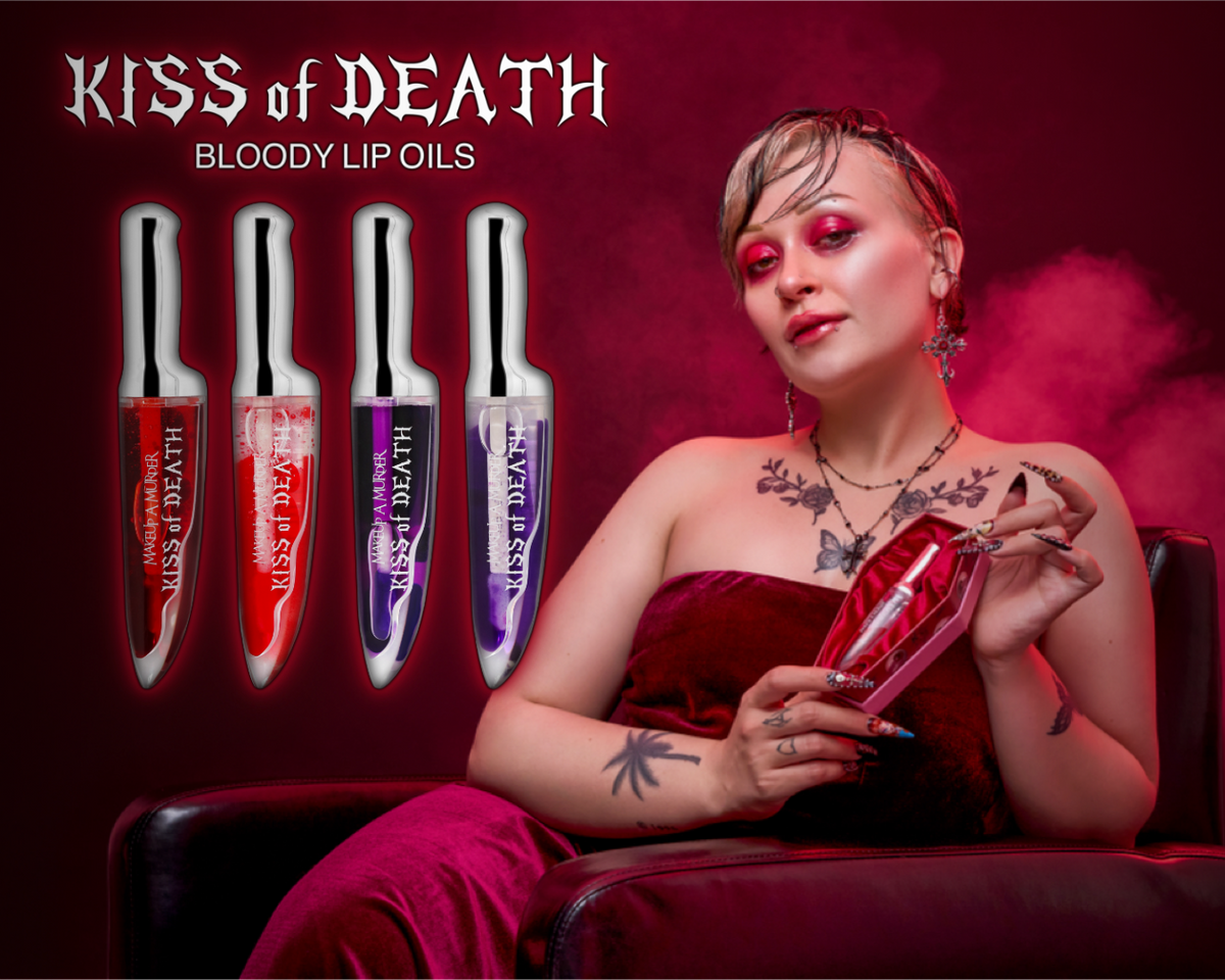 KISS of DEATH Bloody Lip Oils - Snipetell