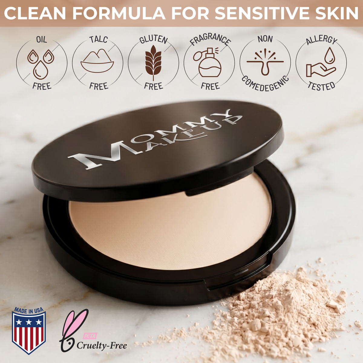 Mineral Dual Powder Foundation SPF15 (0.45 oz.) - CUDDLE (Light/Medium) - Snipetell