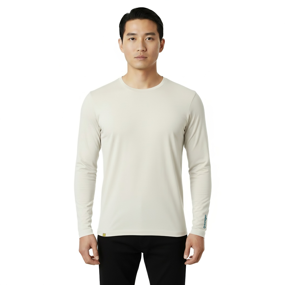 Mason White Long Sleeve Crew