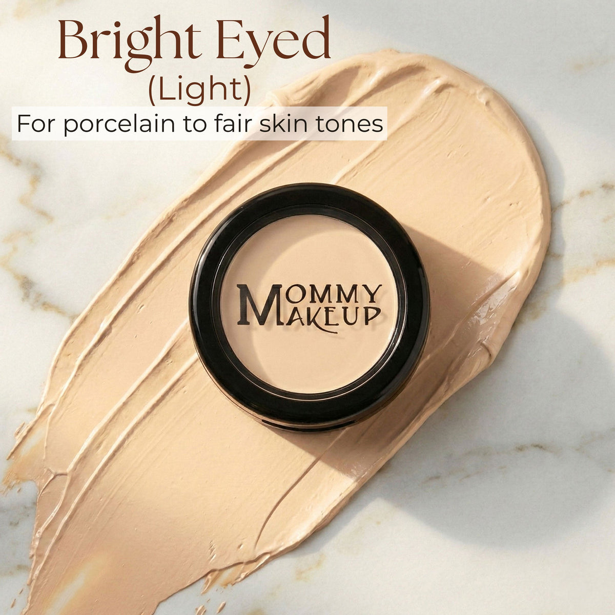 Mommy's Little Helper Concealer, Eyeshadow Base & Face Cover Up - Bright Eyed (Light) - Snipetell
