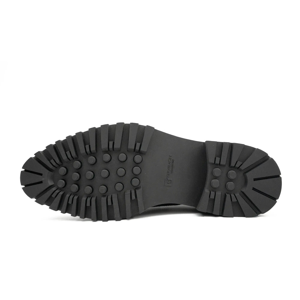 Men's Brogue Detail Leather Loafers