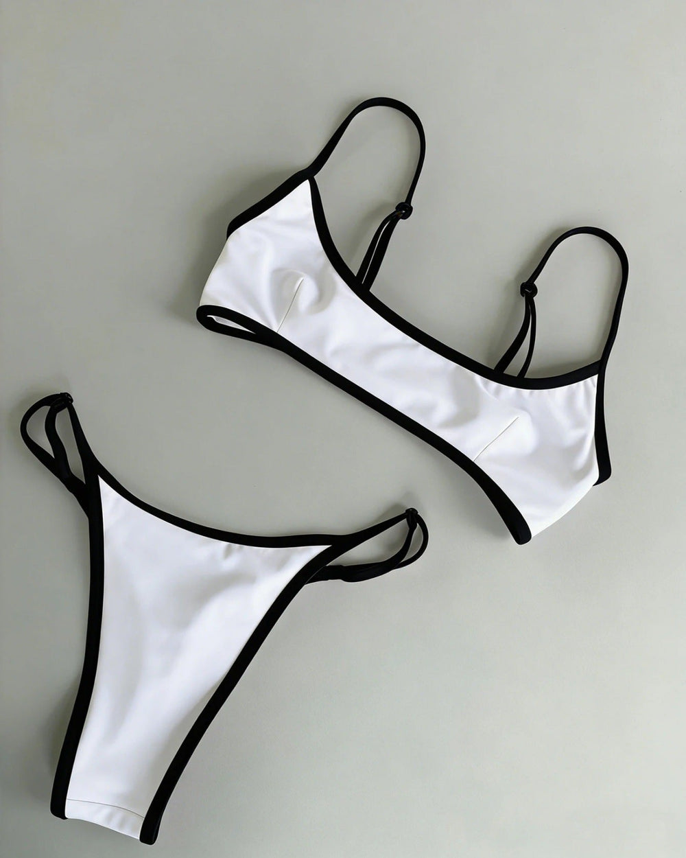 Popular Bikini Solid Color Sexy Split Multi Color Swimsuit Women