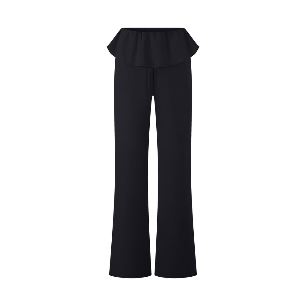 High Waist Drawstring Fitness Lace Quick Drying Yoga Pants Loose Casual Trousers Running Sports Yoga Pants Yoga Pants Women