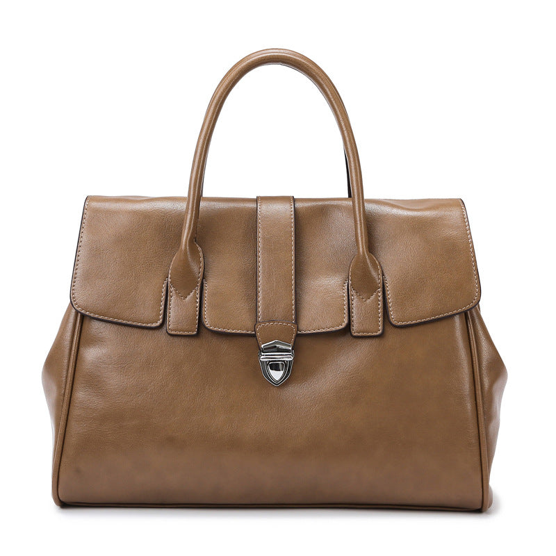 Women Handbag Autumn Winter Skeleton Skin Tote Bag High Sense Large Capacity Office Women Bag Stylish Bag Women