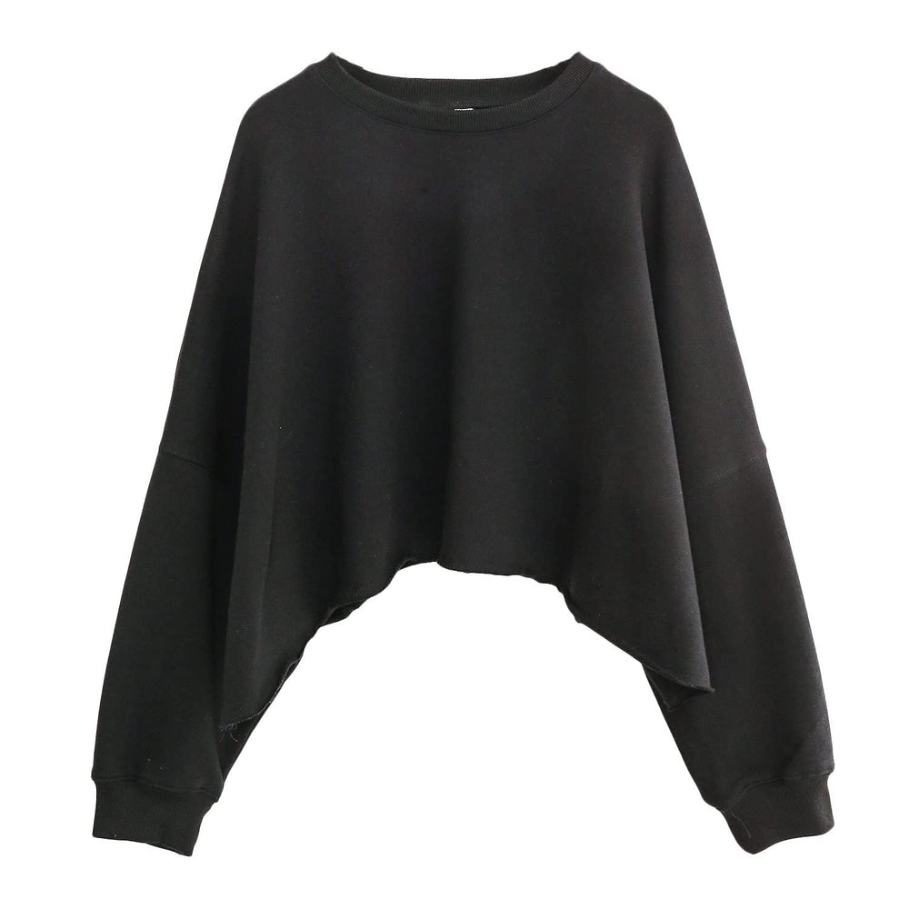 Short Sweatshirt Women Clothing Loose Fitting Cropped Slimming Fashionable Printed Street Sportswear Yoga Jacket Coat