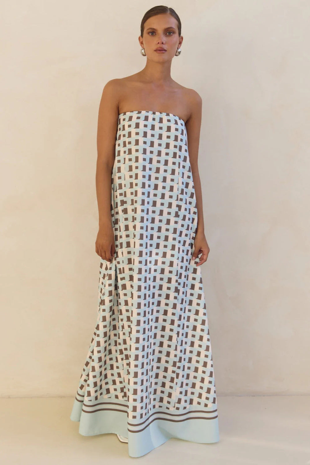 Summer Women Dress Sexy Bandeau One Shoulder Printed Dress
