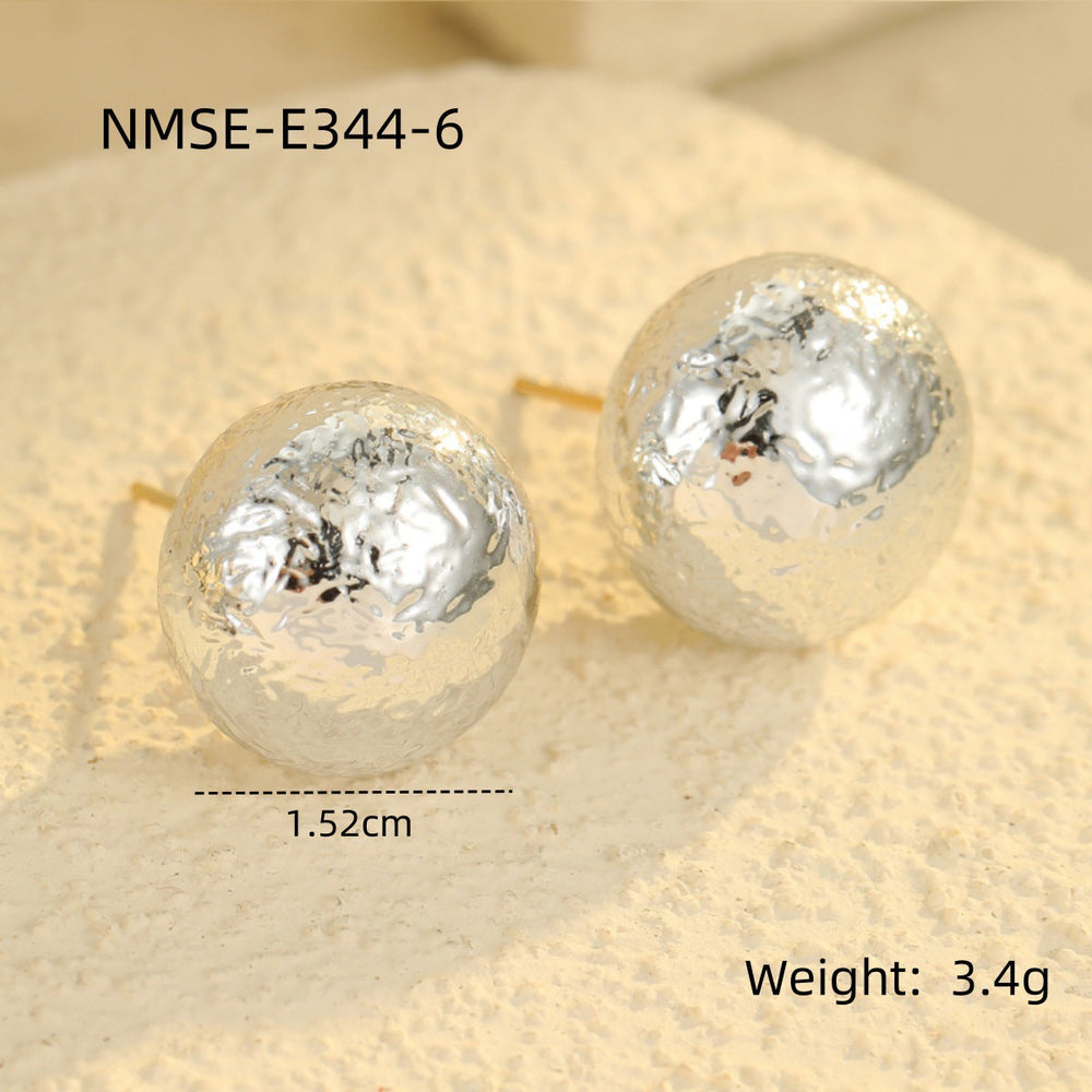 Earrings Retro Elegant French Glossy Pearl Earrings Fashionable High Grade Earrings Earrings Women