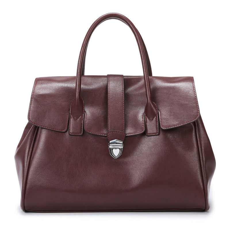 Women Handbag Autumn Winter Skeleton Skin Tote Bag High Sense Large Capacity Office Women Bag Stylish Bag Women