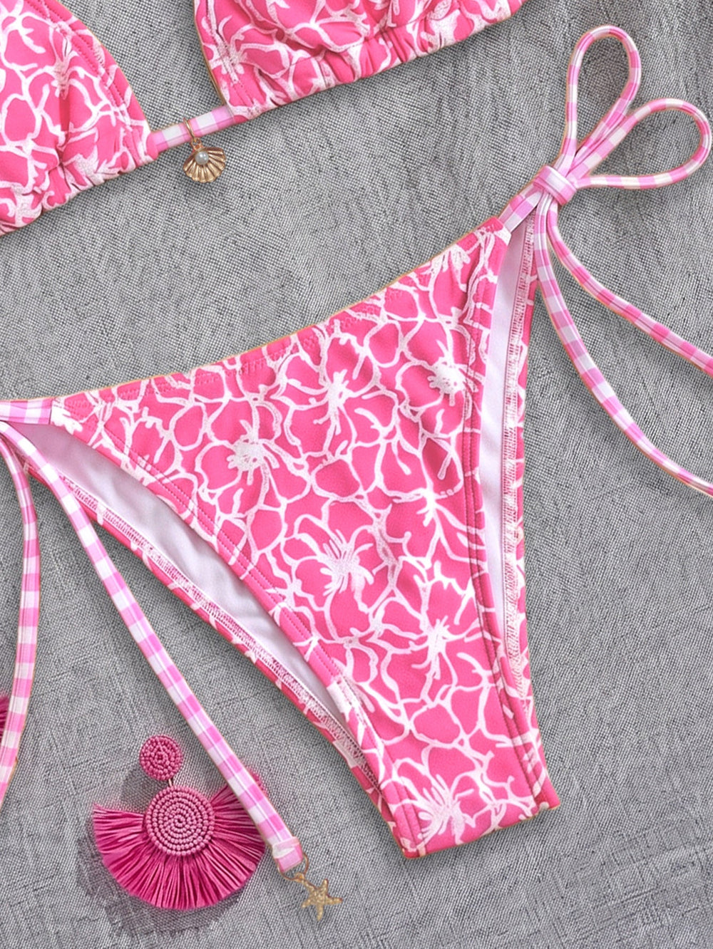 Bikini Three Point Halter Strap Sexy Split Bikini High Grade Sense Beach Swimsuit