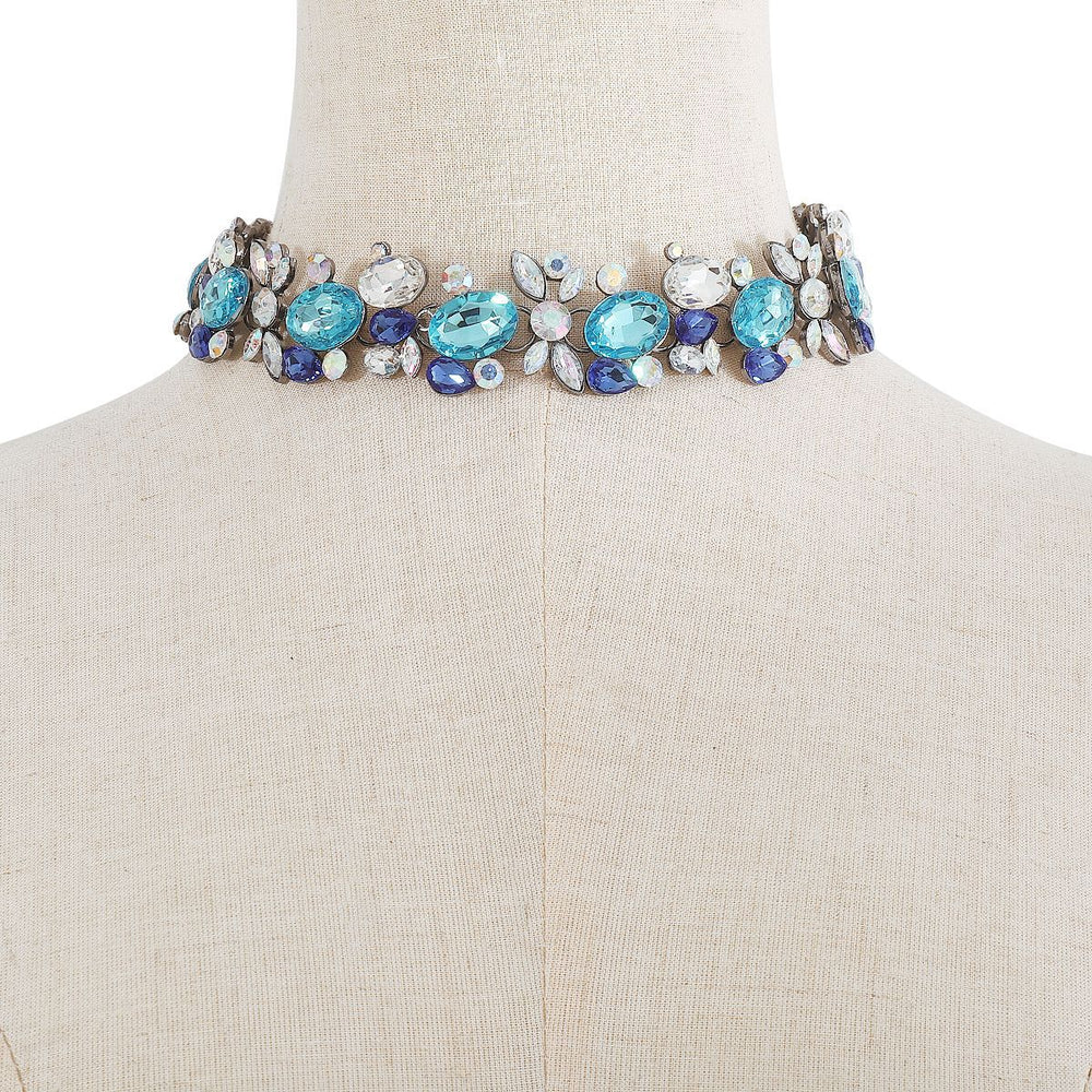 Temperamental Minority Imitation Diamond Popular Necklace Light Luxury Heavy Industry Alloy Clavicle Chain