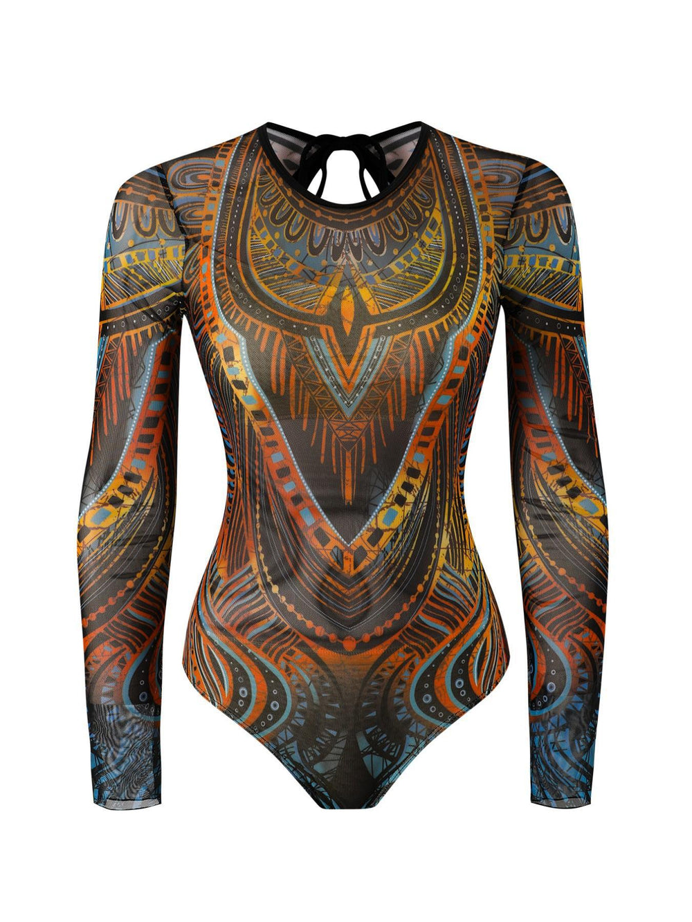 One Piece Swimsuit Women Sexy Retro Mesh Swimsuit Set Two Piece Set Long Sleeve One Piece Swimsuit Vacation Swimsuit