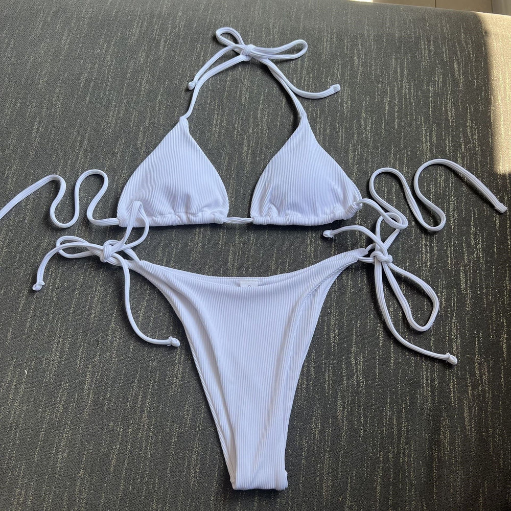 Sexy Three Point Bikini Split Swimsuit Women Beach Spring Swimsuit Bikini