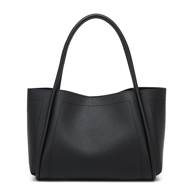 Handbags Women Niche Soft Leather Vegetable Basket Bag Large Capacity High Grade Handbag