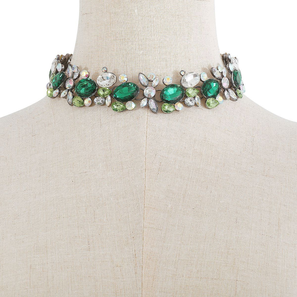 Temperamental Minority Imitation Diamond Popular Necklace Light Luxury Heavy Industry Alloy Clavicle Chain
