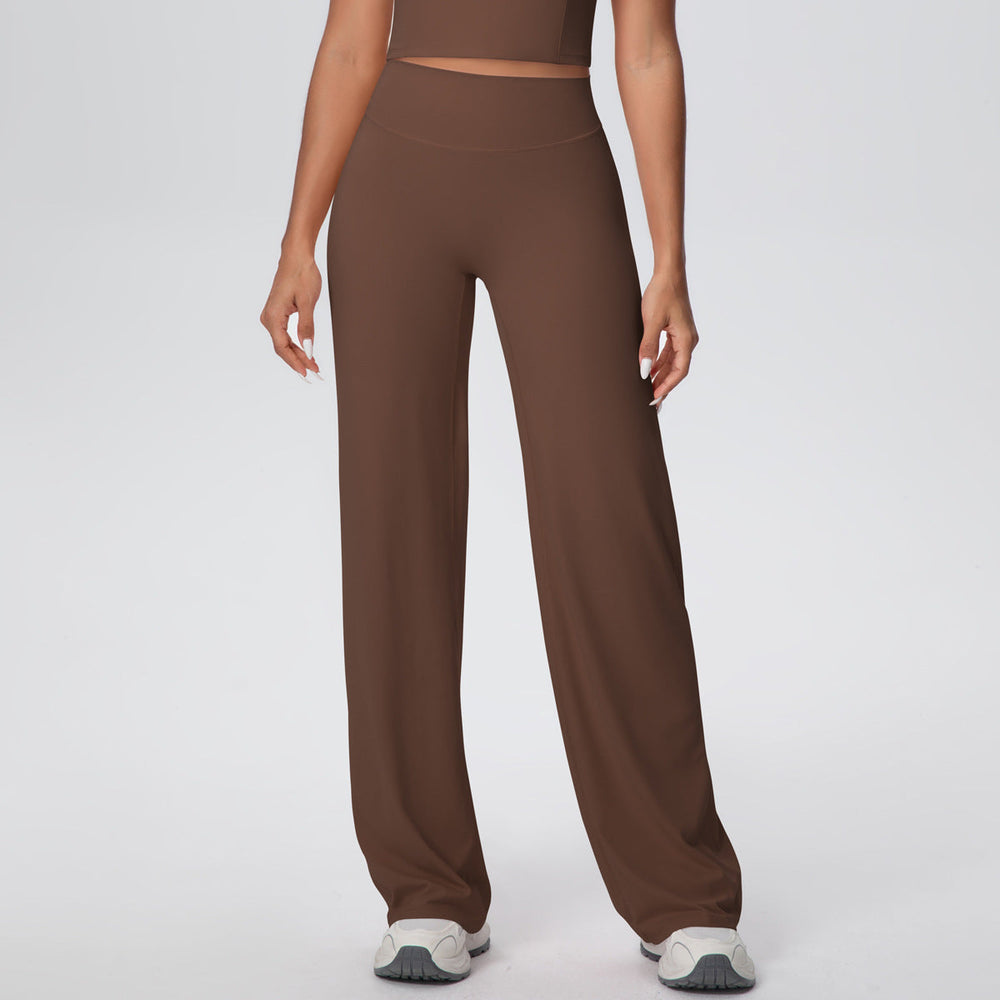 Yoga Pants Thin Skin Friendly High Waist Straight Pants Loose Thin Yoga Wear Sports Outdoor Workout Clothes