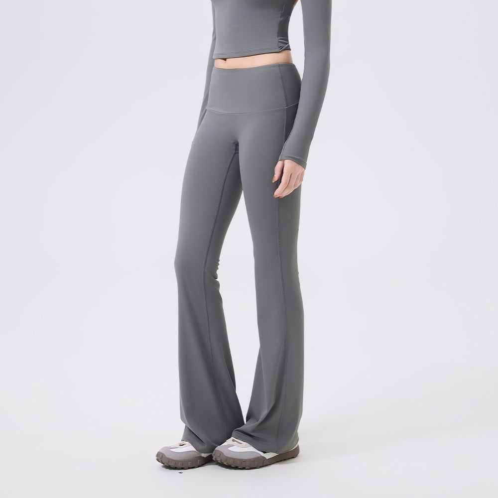 Low Waist Wide Brimmed Bell Bottom Pants Yoga Trousers for Women Sexy Slimming Skinny Workout Pants Slim Fit Hipp Lifting Pants