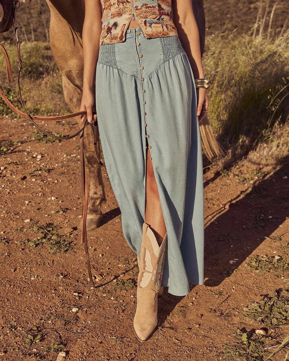 Summer Women Clothing Street Hipster Casual Straight Leg A line Denim Skirt