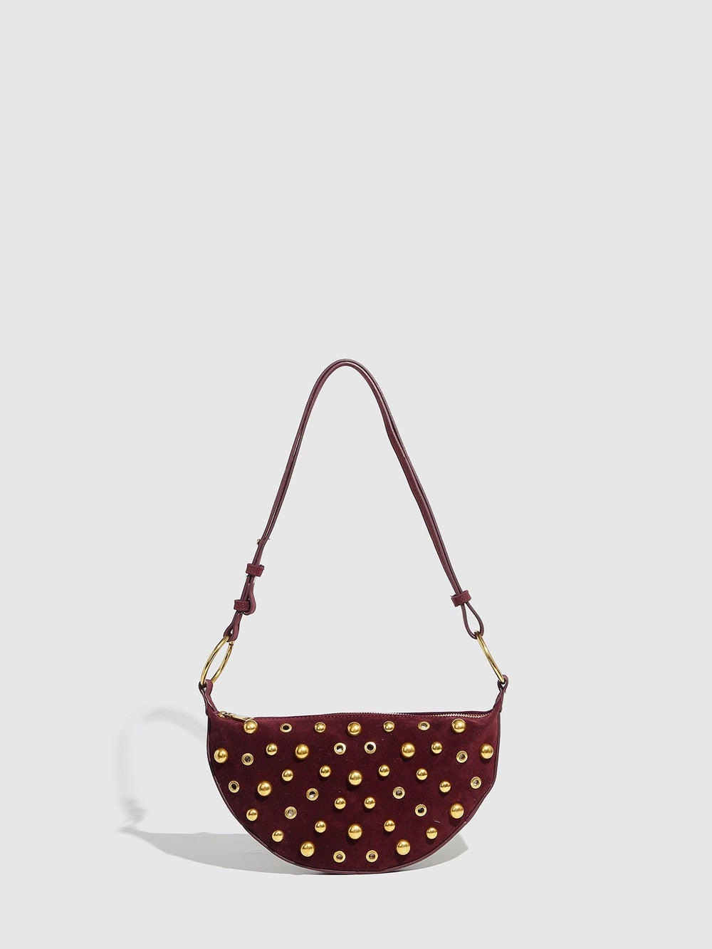 Motorcycle Retro Shoulder Bag Punk Rivet Rivet Crossbody Bag Women Bag