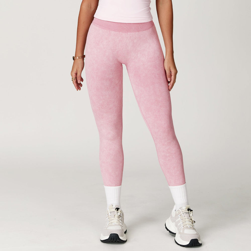 Sollinarry Seamless Stone Washed Yoga Pants High Waist Hip Lift Tight Trousers Running Sports Fitness Yoga Trousers for Women