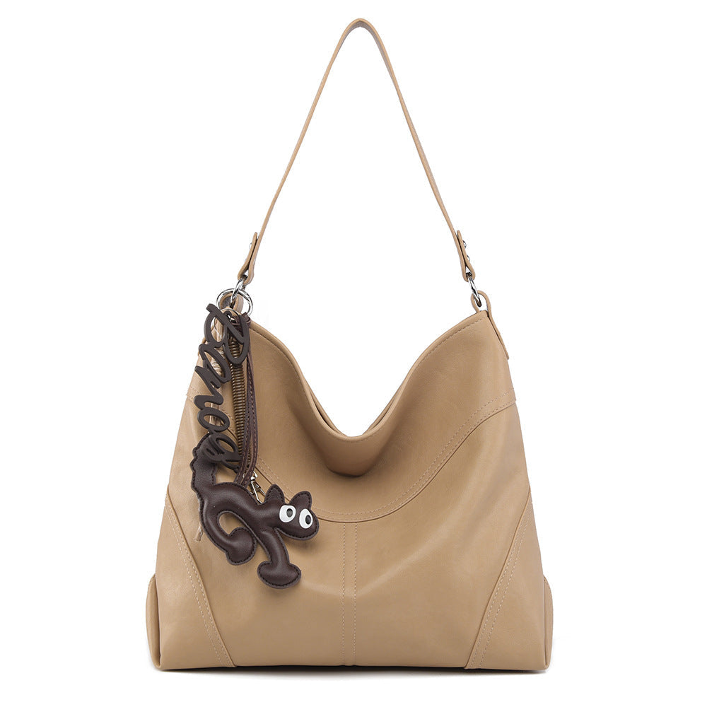 Tote Bag Women All Match Simple Casual Shoulder Bag Large Capacity Office High Sense Underarm Bag
