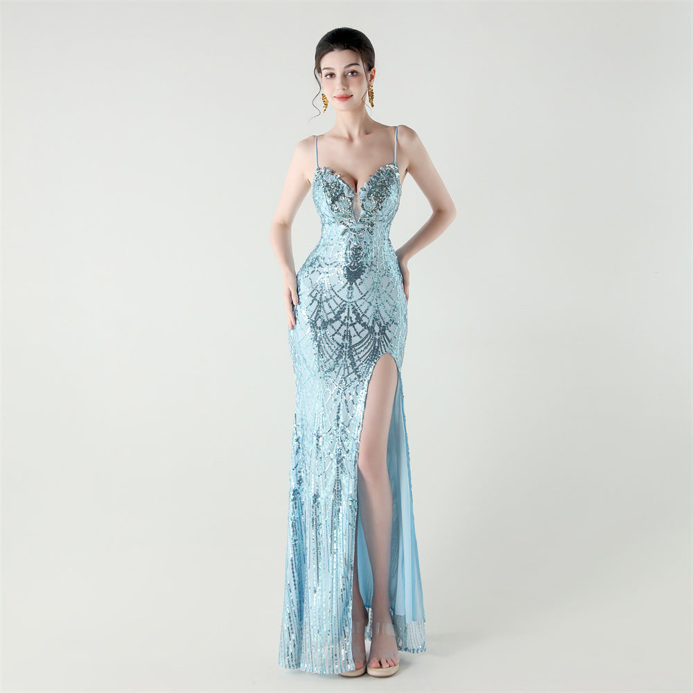 Bead Tube Craft Boning Corset Lace Waist Controlled Sequined Slim Slimming Cocktail Evening Dress