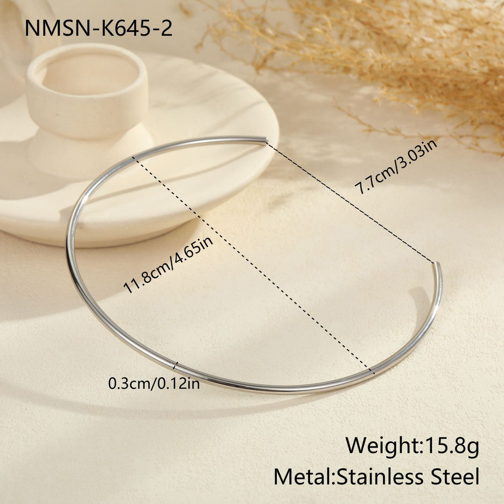 Black Rope Titanium Steel Necklace Irregular Asymmetric Pendants Minimalist Collar High Sense Niche Necklace