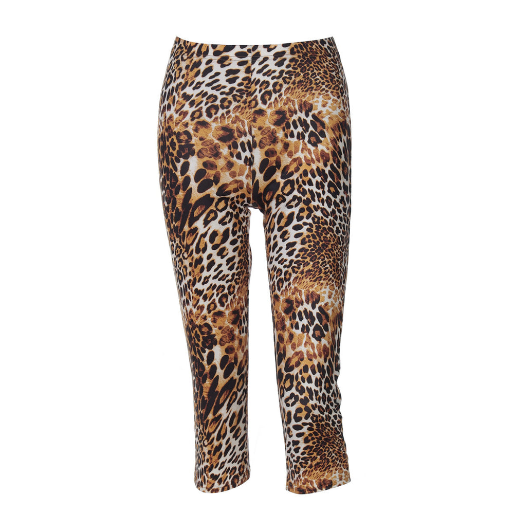 Women Clothing Fifth Pants Summer Slim Fit Hip Raise Leggings Sports Yoga Pants