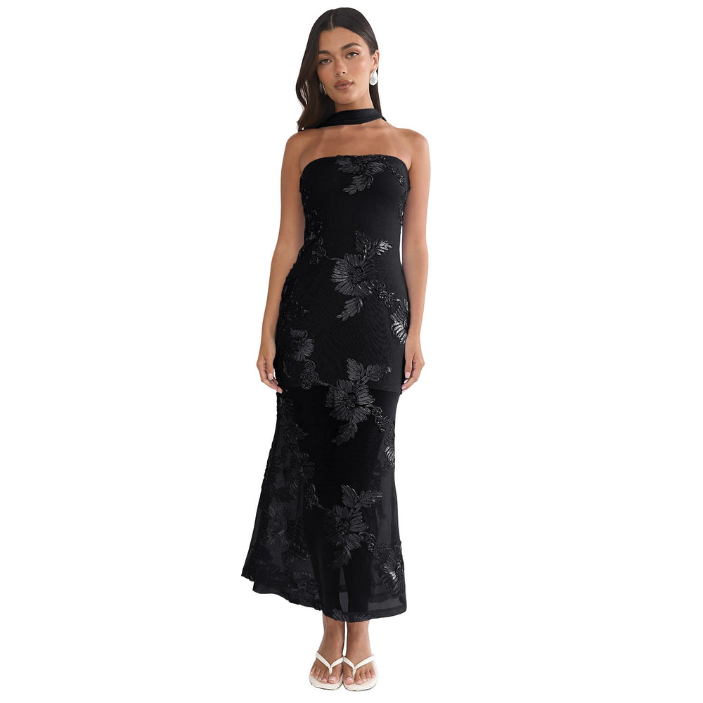 Women Wear Summer Elegant Sexy Slim Fit Backless Dress