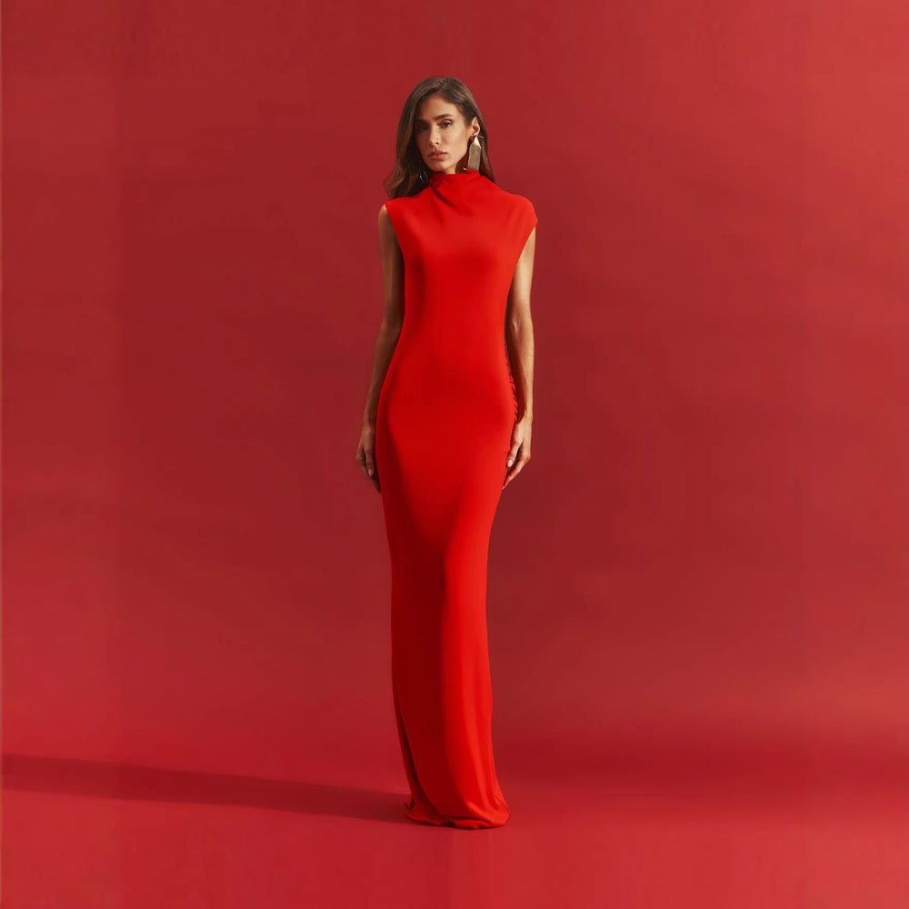 Dress Slim Fit Maxi Dress Wedding Cocktail Annual Meeting Hosting Ceremony Dress High End Vietnamese Niche