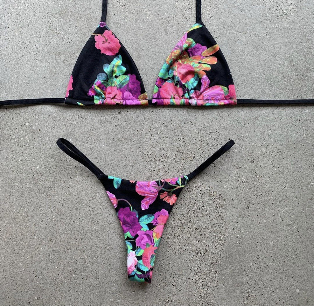 Bikini Printed Swimsuit Women Sexy Bundle Swimming Pool Swimsuit two piece set