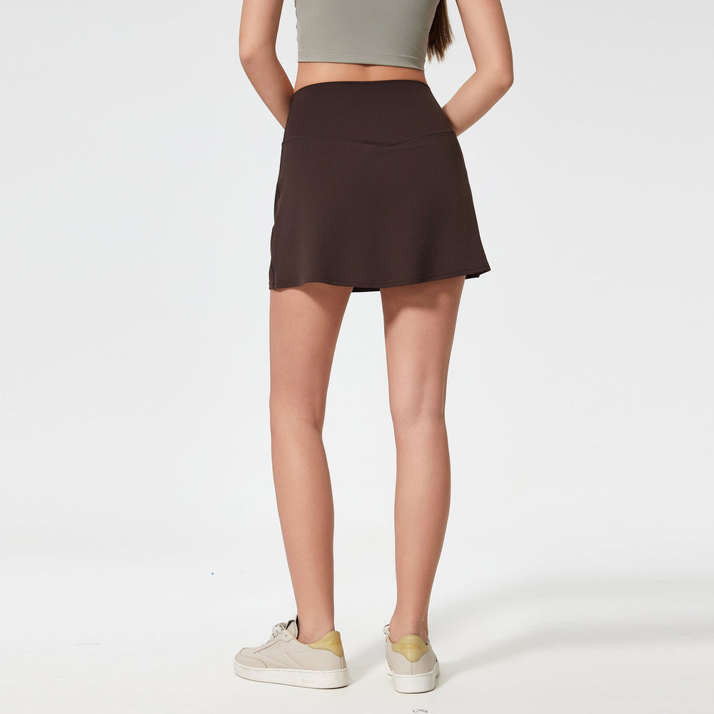 Outdoor Sports Tennis Skirt Anti Exposure Quick Drying Fitness Skirt Yoga Sports Skirt Women