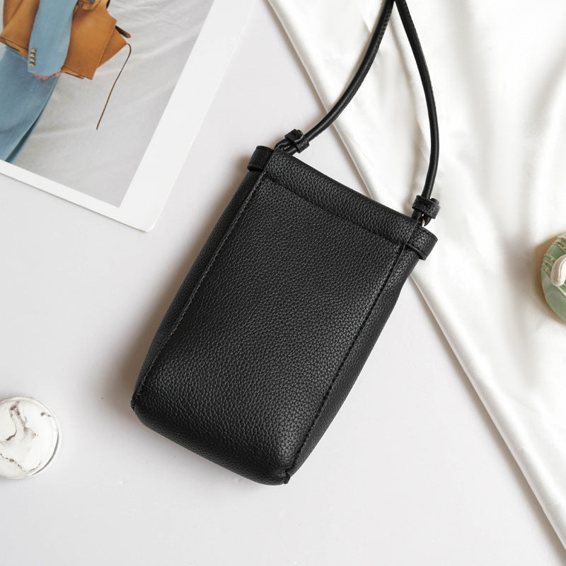 Simple Small Shoulder Bag Vertical Mobile Phone Bag Women Mini Crossbody Small Bag