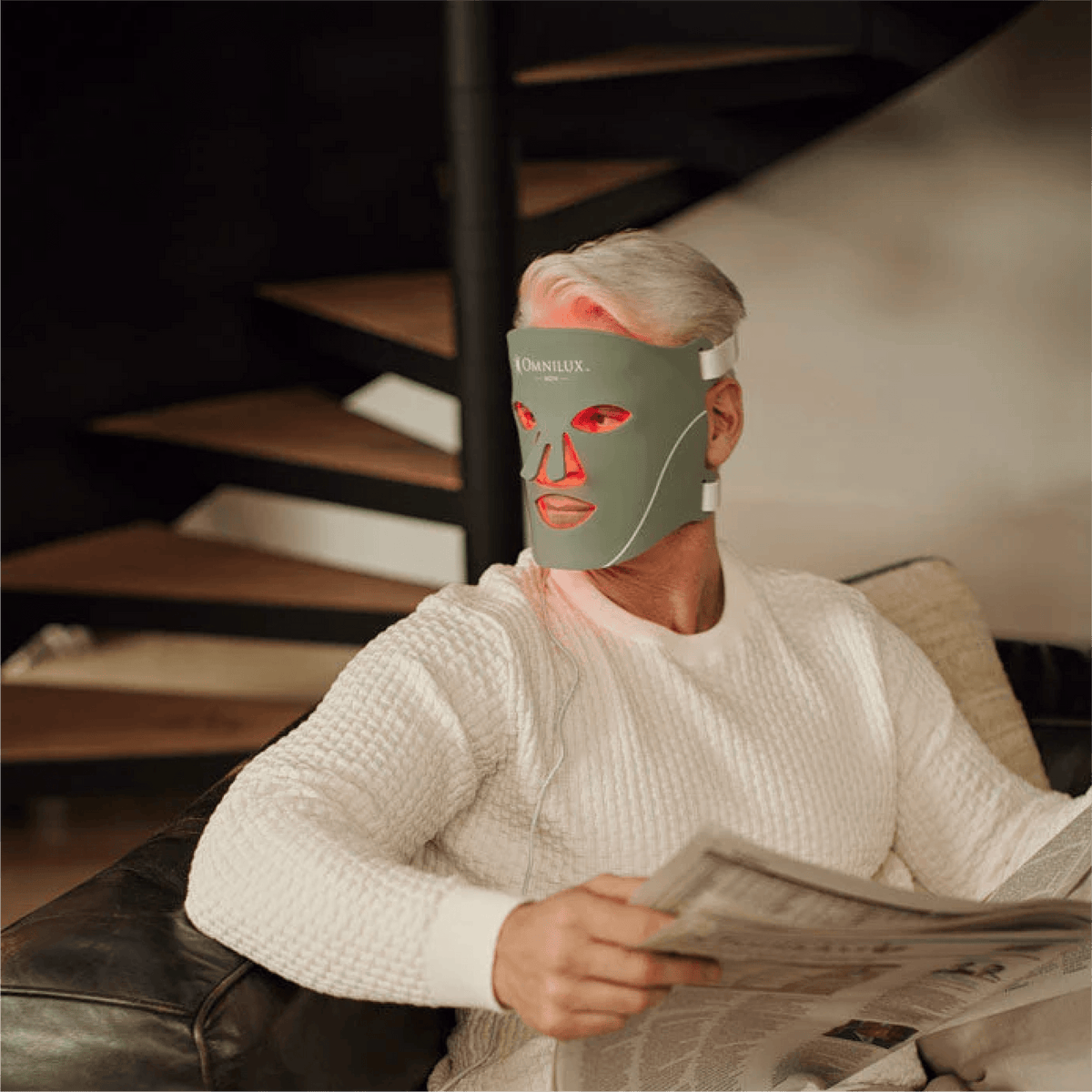 Traitements LED anti-âge Omnilux pour hommes