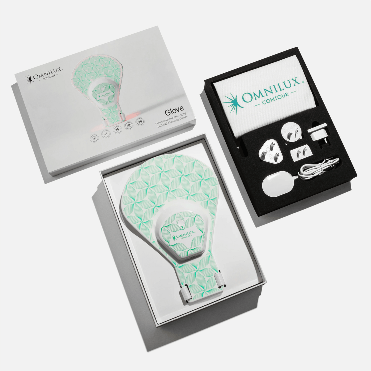 Ensemble Omnilux Face Contour + Contour Glove
