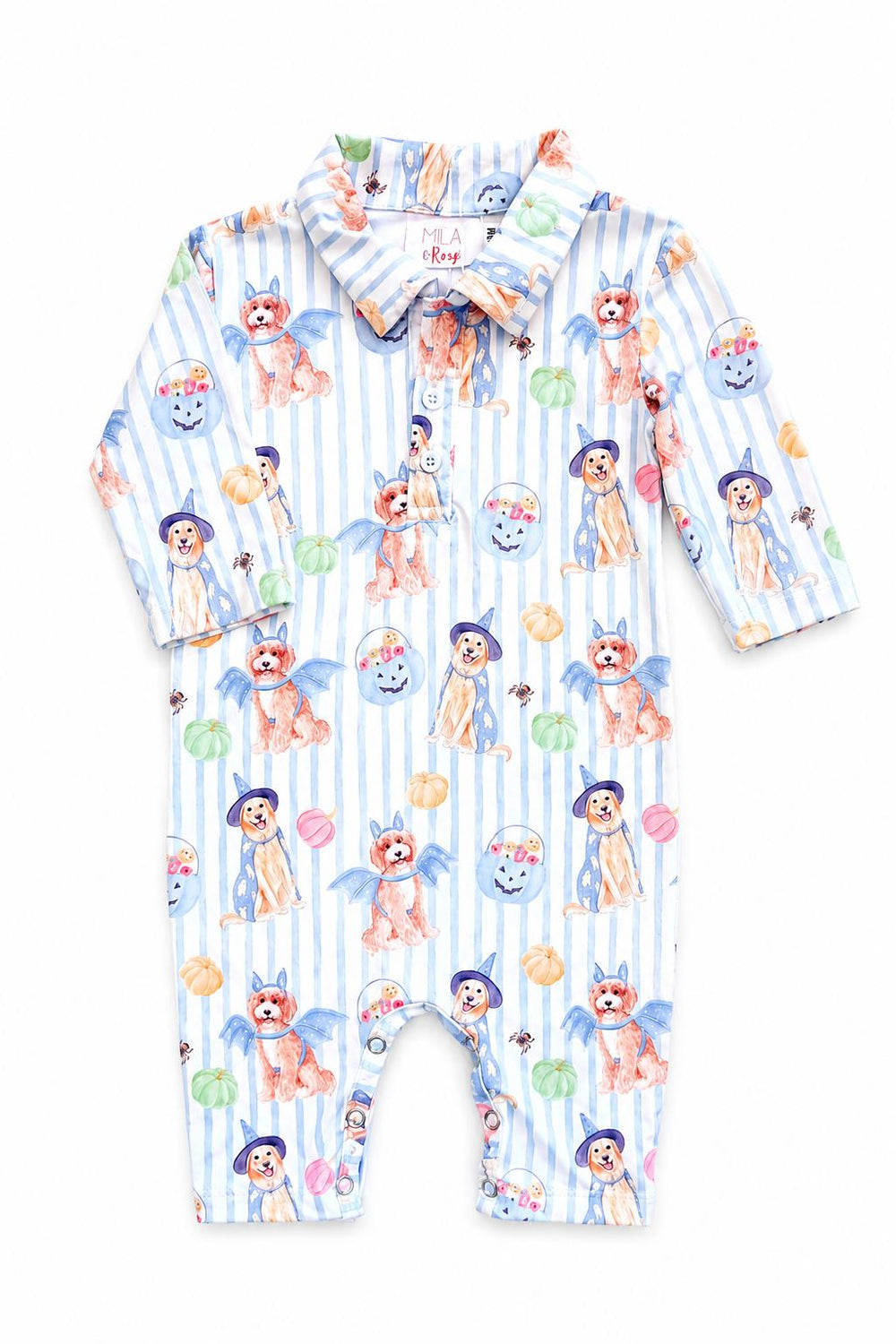 Pawsitively Spooky L/S Polo One-Piece