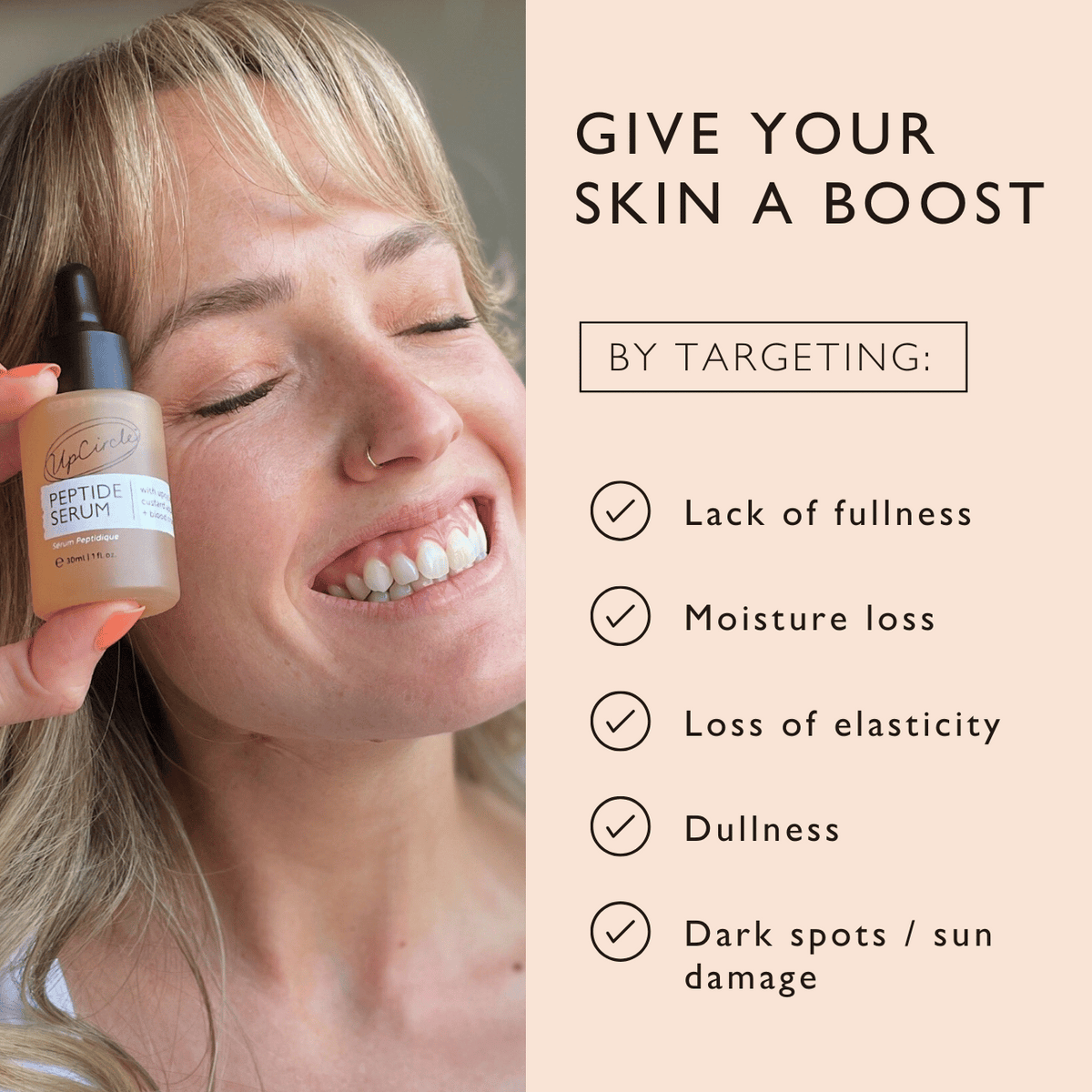 Peptide Serum with Custard Apple + Blood Orange - Snipetell