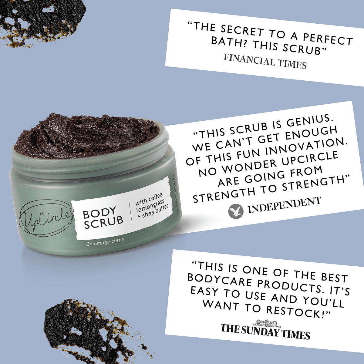 Coffee Body Scrub with Lemongrass - Snipetell