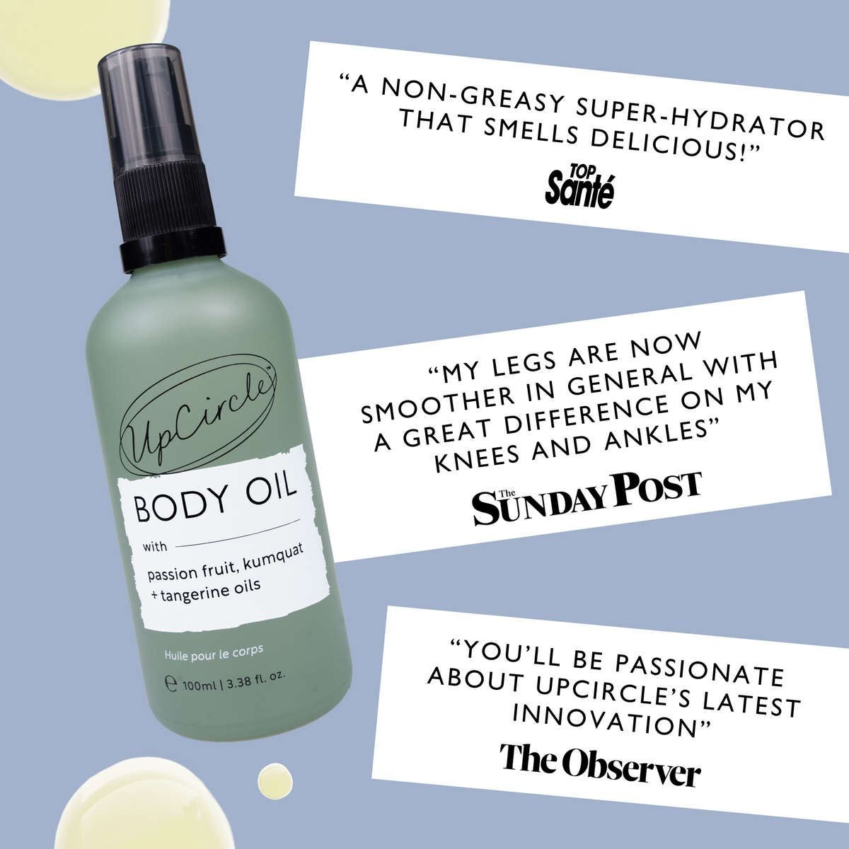 Body Oil with Passion Fruit Oil - Snipetell