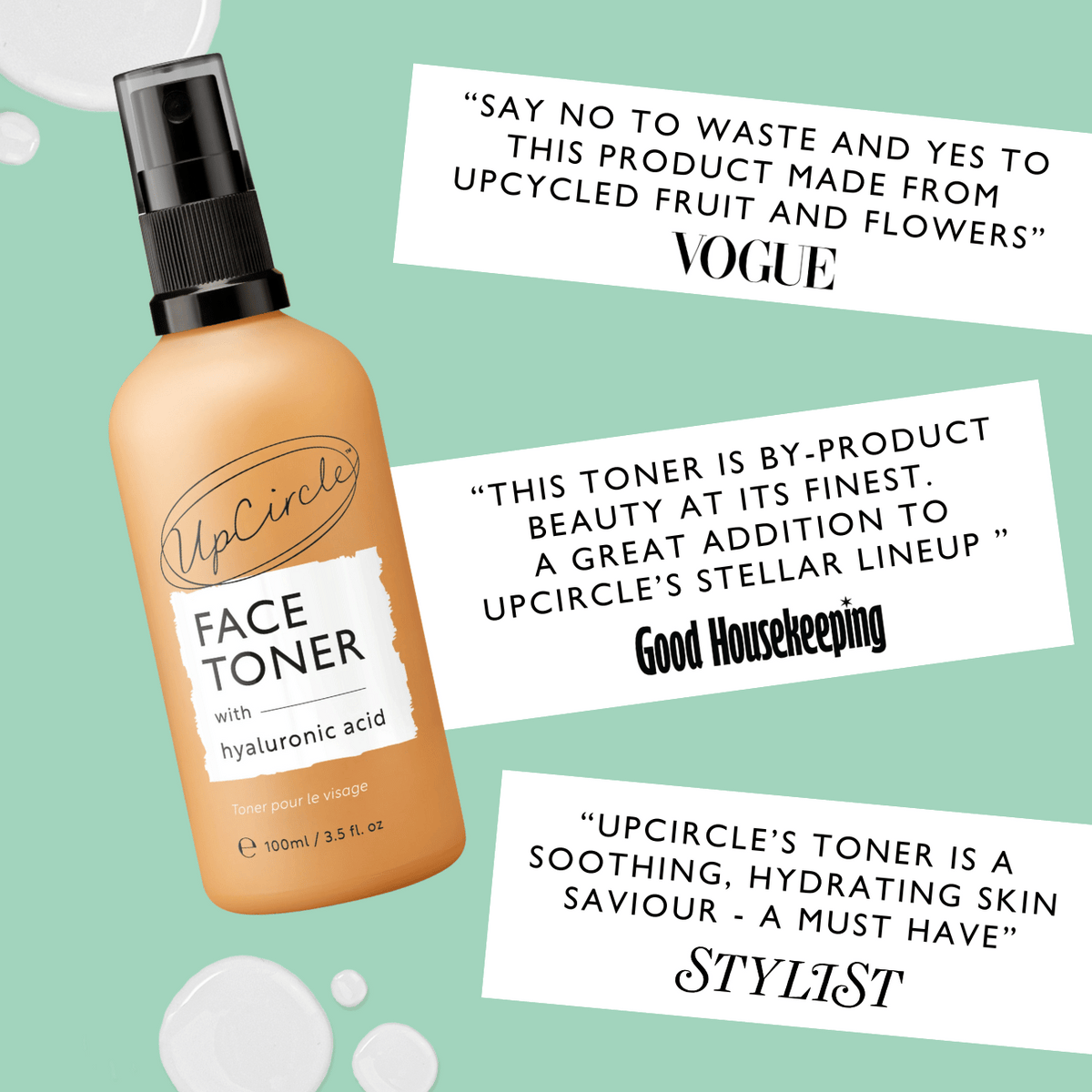 Face Toner with Hyaluronic Acid - Snipetell