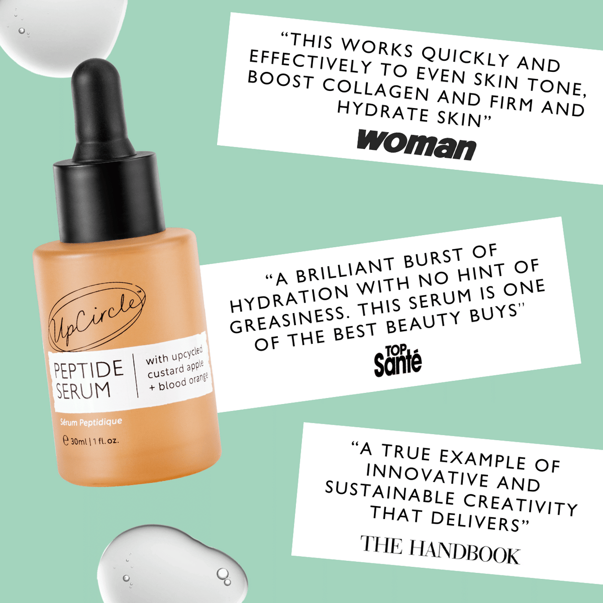 Peptide Serum with Custard Apple + Blood Orange - Snipetell
