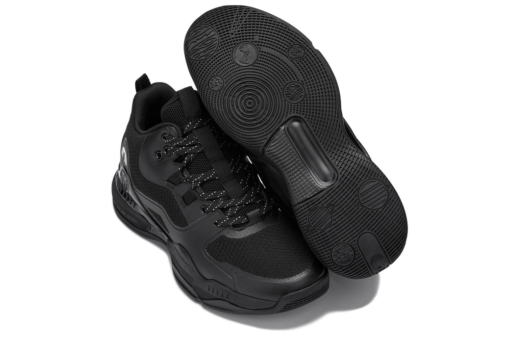 CALTO - Q393 - 3 Inches Taller (Black) - Basketball High-Top Sneakers