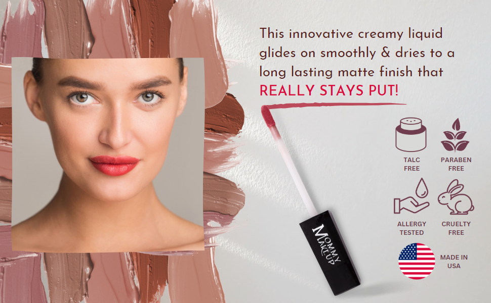Bridget Stay Put Matte Lip Cream | Stunning Kiss-Proof Lipstick - Snipetell