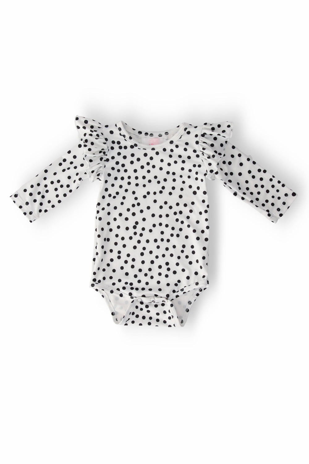 Scattered Dot L/S Flutter Bodysuit