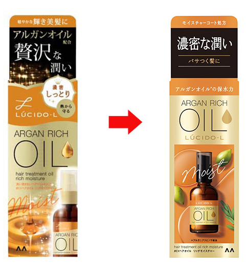 Aceite de tratamiento capilar Mandom LUCIDO-L - Hidratación intensa
