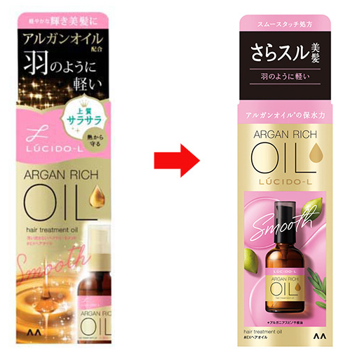 Aceite para tratamiento capilar Mandom LUCIDO-L - Suavizante