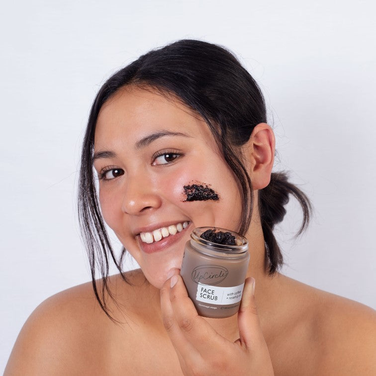 Face Scrub with Coffee + Rosehip Oil - Snipetell